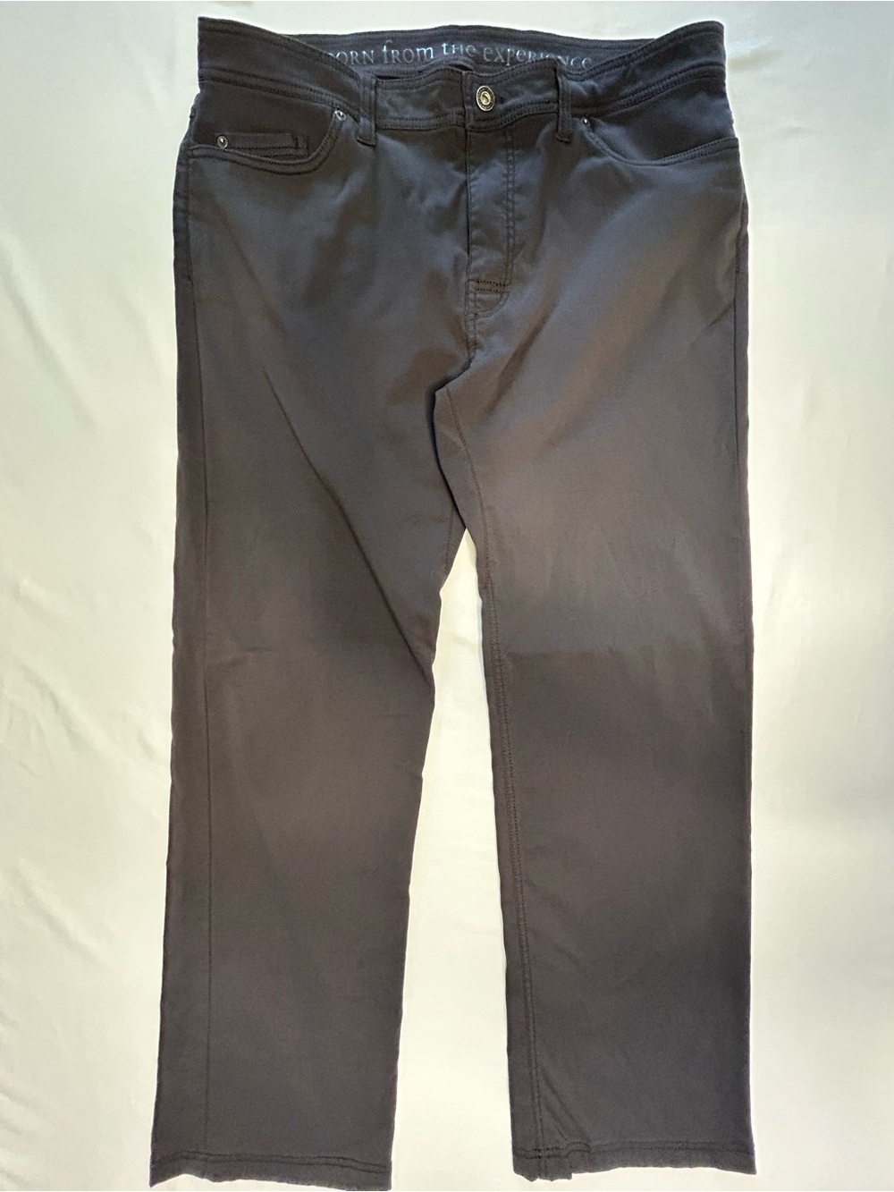 prAna Pants Mens 38 Slim Fit Gray Stretch Travel Casual Outdoor